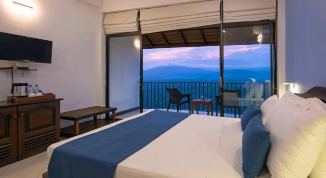 Двухместный номер Deluxe с балконом и с видом на горы Ceyloni Panorama Resort