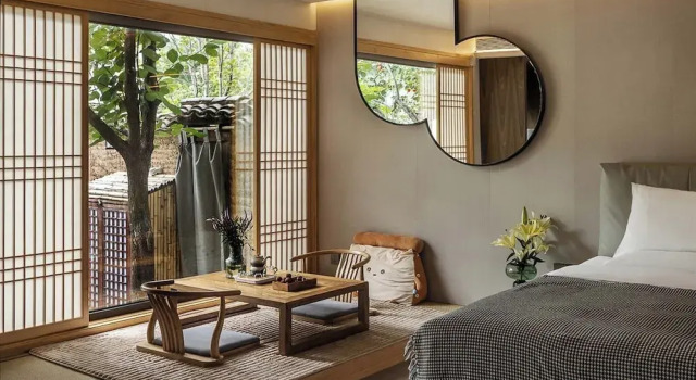 Двухместный семейный номер Standard Beijing Nanshan Yanyu Song Hot Spring Holiday Homestay