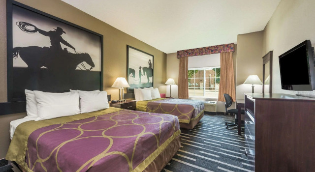 Четырёхместный номер Standard Super 8 by Wyndham Fort Worth North