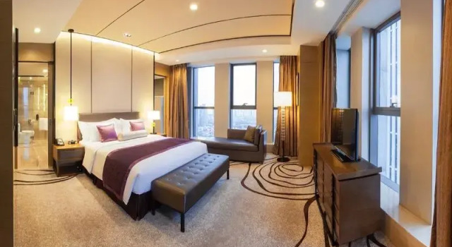 Люкс с видом на озеро Crowne Plaza Tianjin Meijiangnan by IHG