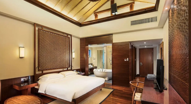 Вилла Pool с 3 комнатами с видом на океан Hilton Sanya Yalong Bay Resort & Spa
