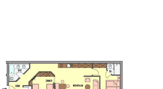 Апартаменты с 2 комнатами Hotel Garni Alpenjuwel