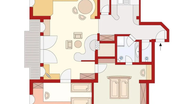 Апартаменты с балконом Apartments Tirolerhaus