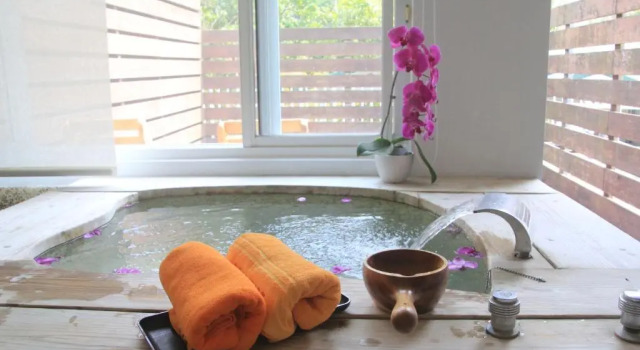 Четырёхместный номер Standard с видом на сад CDR Hotspring Resort