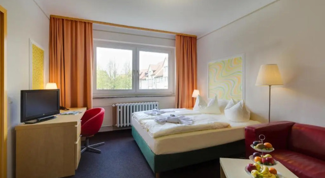 Четырёхместный номер Economy Hotel Schloss Nebra