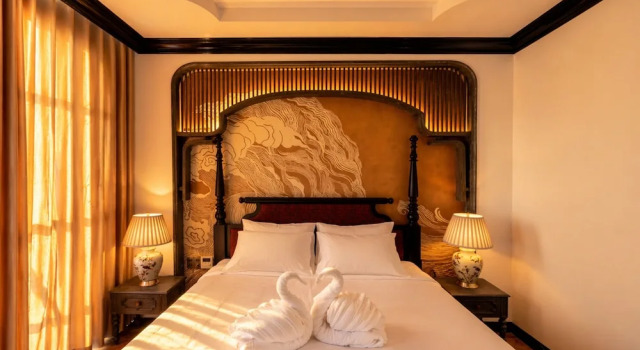 Двухместный номер Deluxe с балконом Cao Boutique Hotel