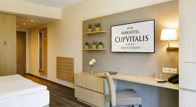 Двухместный номер Deluxe с балконом Parkhotel CUP VITALIS
