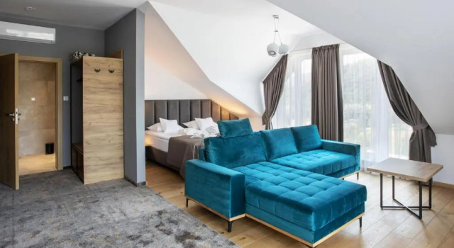 Апартаменты с видом на горы Hotel Beskid BALNEO Medical Resort & SPA