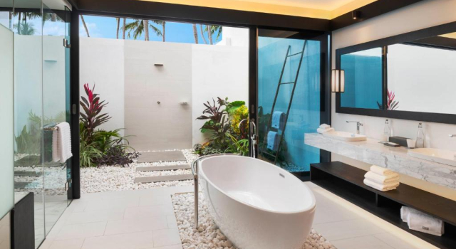 Heavenly Beach Residence with ocean view The Westin Maldives Miriandhoo Resort