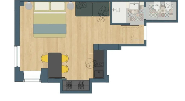 Студия Comfort с частичным видом Residence Lido Hotel