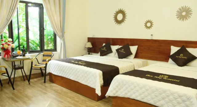 Трёхместный номер Standard с видом на сад Hang Mua Valley Homestay