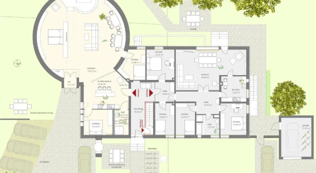 Коттедж dreamcation - Ehemalige KIRCHE mit Haus bis 26 Personen, 3D-Tour, Garten, Terrasse, BBQ