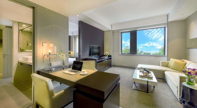 Двухместный люкс Premier Shanghai Zhangjiang Parkyard Hotel