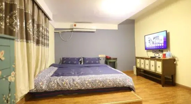 Кровать в общем номере Mountain View Guesthouse