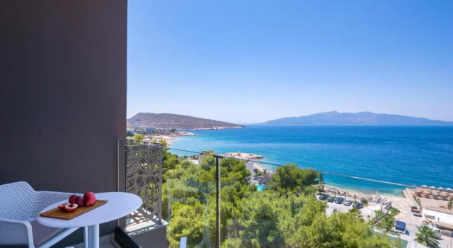 Двухместный номер Standard с балконом и с видом на море Glow Boutique Hotel & Suites
