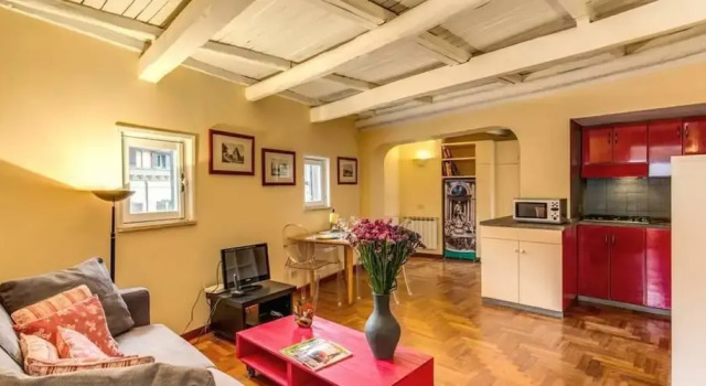 Апартаменты c 1 комнатой с балконом Trastevere Attic with Terrace