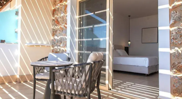 Двухместный номер Standard с балконом и с видом на море Grand Blue Beach Hotel