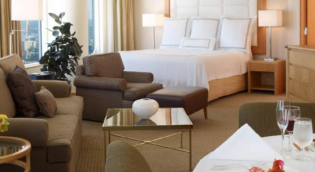 Двухместный номер Standard с видом на гавань Pan Pacific Vancouver
