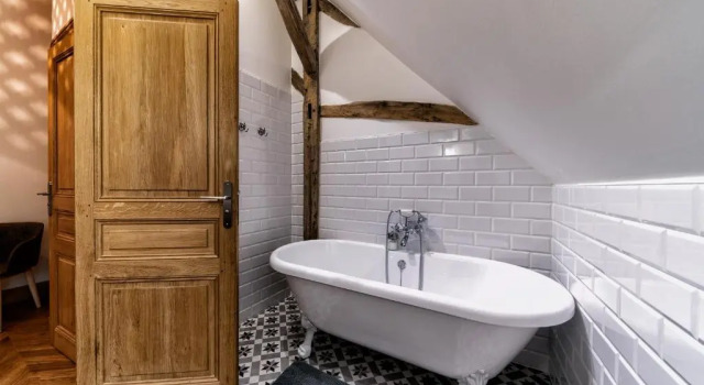 Двухместный номер Superior La Grange de Léonie Chambres dhôtes Piscine et Spa Calme et à 5min A71 A20 A85