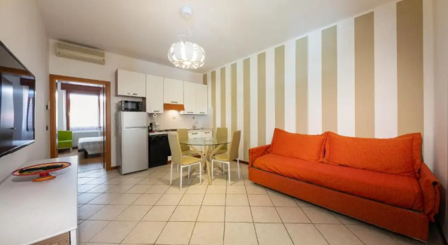 Апартаменты c 1 комнатой с видом на бассейн Appartamenti Mare Caorle