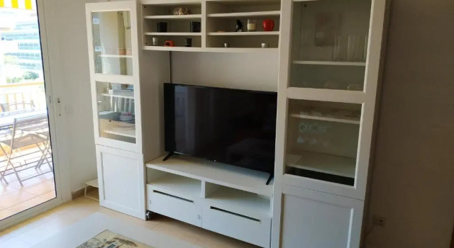 Apartment with 2 bedrooms in Salou with wonderful city view shared pool furnished balcony 300 m from the beach