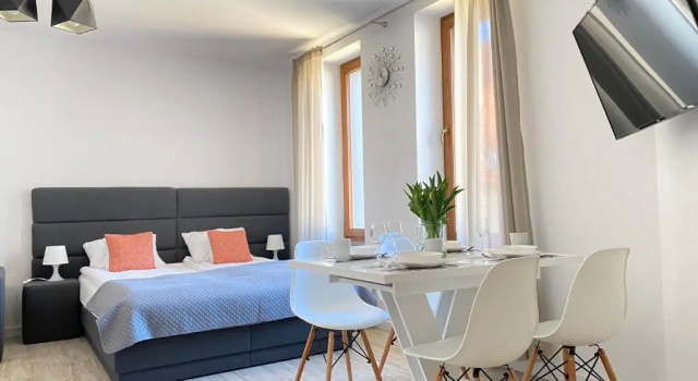 Студия Apartamenty Bałtyckie - Grand Baltic - WIFI, Klimatyzacja, Sala Zabaw, Taras wypoczynkowy, centrum Ustki