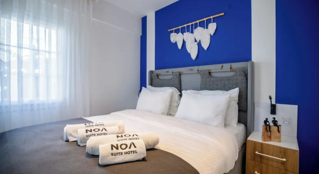 Апартаменты с балконом и с видом на море Noa Suite Hotel - Adults Only