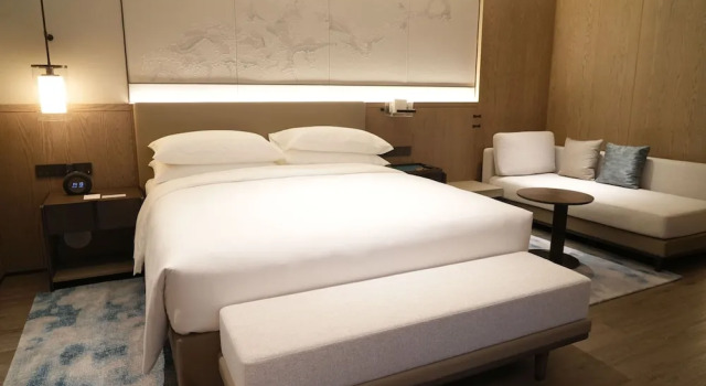Двухместный люкс Deluxe с видом на город Shaoxing Marriott Hotel Shangyu