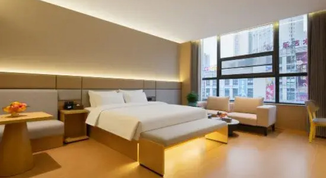 Люкс Deluxe Langzhong Jinsha Hotel (Central Sky Street People's Hospital)