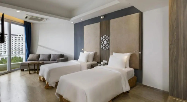 Двухместный номер Deluxe с балконом и с видом на море Swandor Cam Ranh Resort-Ultra All Inclusive