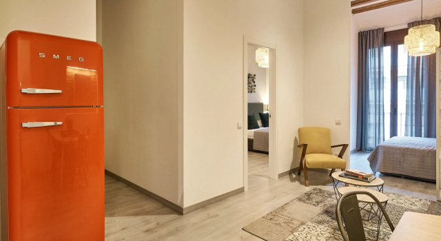 UD Apartments Barcelona - Marina Vintage Exclusive Apartment (2BR), Забронировать Апартаменты/квартира Апартаменты Барселоны, рядом с Museu de Carrosses Fúnebres, Апартаменты/квартира