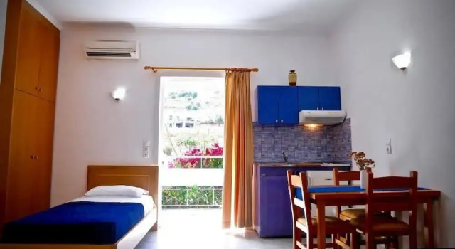 Двухместный номер Standard с балконом и с частичным видом на океан Kanakis Blue Beach Apartments