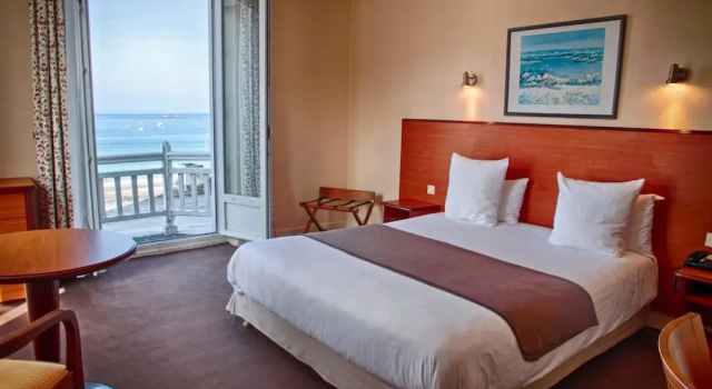 Двухместный номер Standard с балконом и рядом с пляжем Grand Hôtel de Trestraou