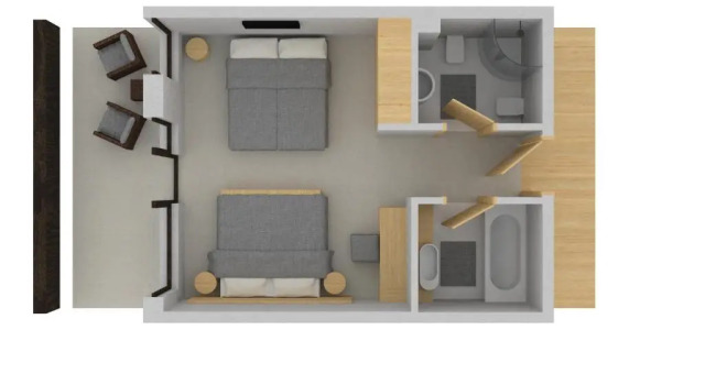 Номер Standard Biancaneve Family Hotel