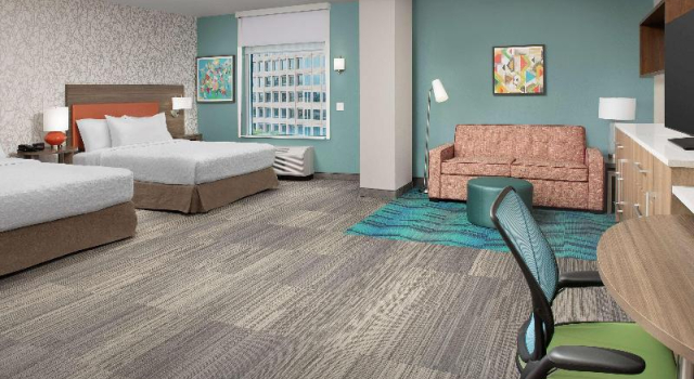 Студия для гостей с ограниченными возможностями Home2 Suites By Hilton Miami Airport South Blue Lagoon