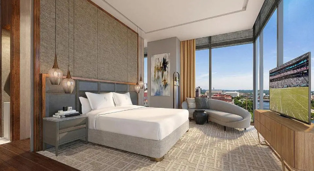 Двухместный люкс Premier c 1 комнатой Four Seasons Hotel Nashville