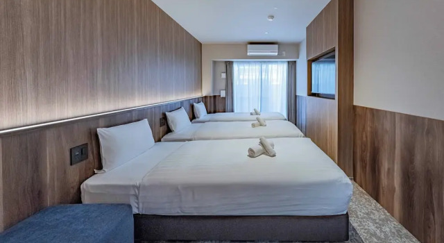 Трёхместный номер Standard с балконом Apartment Hotel 11 Kuromon 5