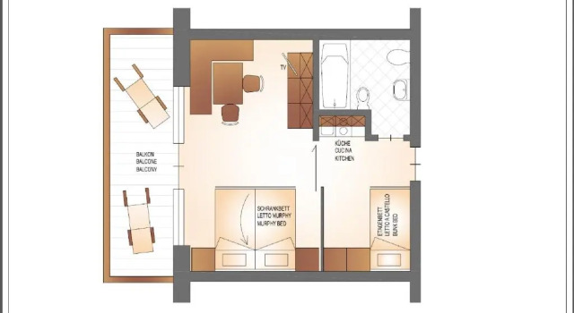 Студия Residence Pfeifhofer