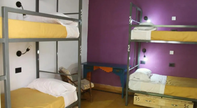 Кровать в общем номере Antonieta Hostel