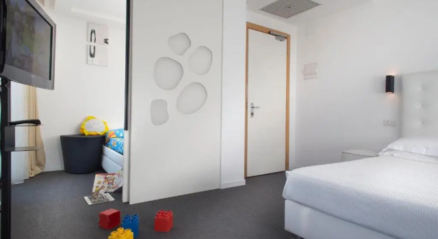 Семейный номер Standard с видом на море Hotel Fedora Riccione