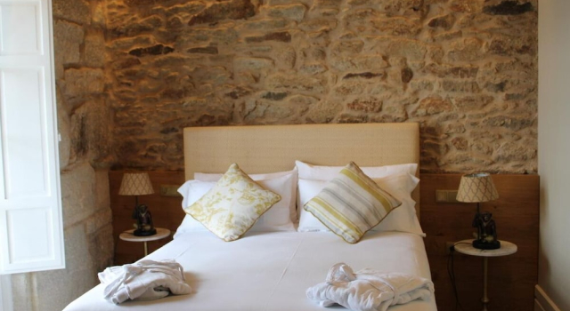 Двухместный номер Deluxe с балконом и с видом на море Hospedium Hotel Barómetro de Camariñas