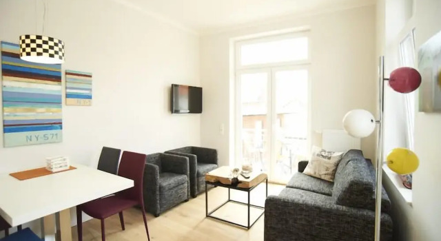 Apartment Eisberg 6 mit Balkon, Забронировать Апартаменты/квартира Апартаменты Нордерней, Апартаменты/квартира