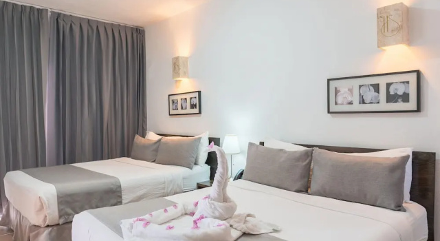 Четырёхместный номер Standard с видом на сад Hotel Silvestre