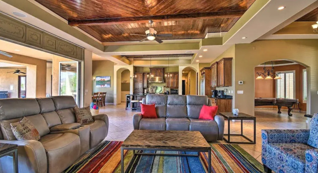East Mesa Desert and Mountain Views: 5br, Pool, Забронировать Дом для отпуска Меса 