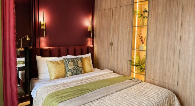 "Burgundy" by Arigami-Apartment in the center of Kaliningrad, Book Apartment Kaliningrad Kaliningrad Region