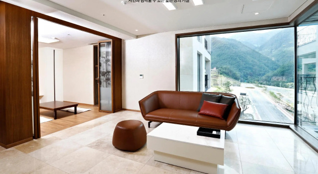 Люкс Deluxe Pine Forest Jeongseon Alpine Resort