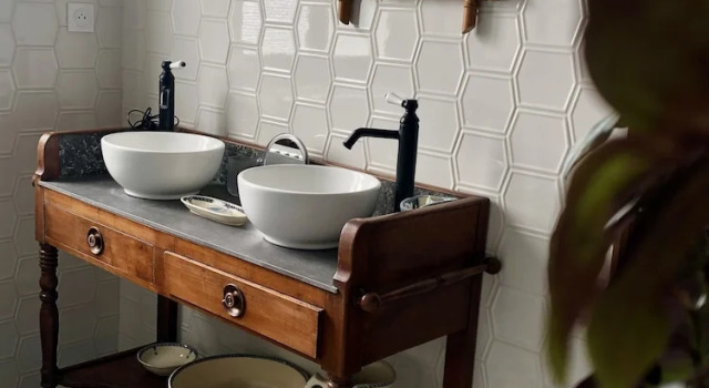 Семейный номер Standard Maison et table dhôtes Le Camélia Blanc