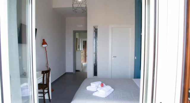 Двухместный номер Deluxe с балконом и с видом на море Guest House Nonnolorè