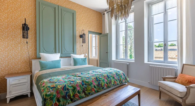 Двухместный номер Luxury с видом на сад la maison, chambre dhôtes de charme et atelier dartiste, Libourne saint Emilion