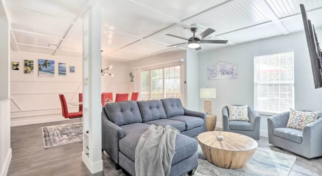 Modern Florida Home ~ 5 Mi to Surfside Park!, Rezerwuj Hotel St. Augustine Saint Augustine Area